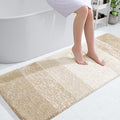 OLANLY Large Bathroom Rugs Mat 45x27, Extra Soft Absorbent Microfiber Bath Rugs, Rubber Backing, Quick Dry, Washable Bath Mats for Bathroom Floor, Tub and Shower, Home Decor Accessories, Light Beige