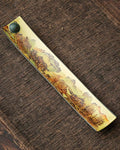 Chinese Incense Stick Holder with Ash Catcher - Ceramic Incense Burner with Ancient Painting, for Zen Meditation, Home Decor & Gift