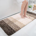 OLANLY Large Bathroom Rugs Mat 50x30, Extra Soft Absorbent Microfiber Bath Rugs, Rubber Backing, Quick Dry, Washable Bath Mats for Bathroom Floor, Tub and Shower, Home Decor Accessories, Light Brown