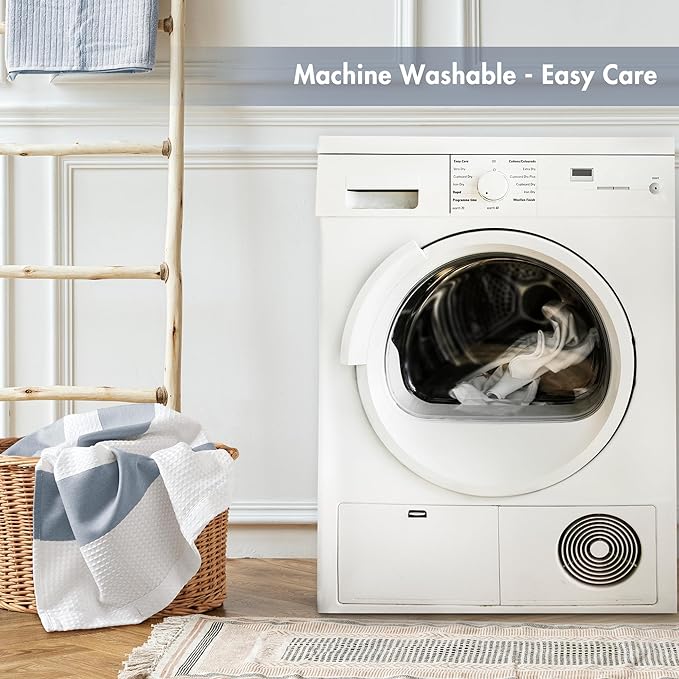 Madison Park Shower Curtain Spa Waffle Weave Stall Shower Curtain for Bathroom 3M Scotchgard Moisture Management, Spa Quality Modern Shower Curtains for Bathroom, Stall: 36x72'' Indigo Blue