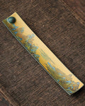 Chinese Incense Stick Holder with Ash Catcher - Ceramic Incense Burner with Ancient Painting, for Zen Meditation, Home Decor & Gift
