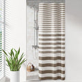 Madison Park Shower Curtain Spa Waffle Weave Stall Shower Curtain for Bathroom 3M Scotchgard Moisture Management, Spa Quality Modern Shower Curtains for Bathroom, Stall 36x72'' Taupe Ombre