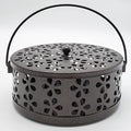 Mosquito Coil Holder, Portable Mosquito Coil Burner, Suitable for Indoor and Outdoor Camping (Bronze)
