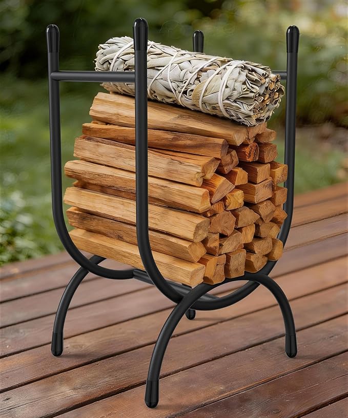 Palo Santo Sticks Holder, Heavy Duty Metal Sacred Wood Rack, Desktop Storage Rack for Palo Santo Sticks, Sage, Smudge Sticks, Herbs, Incense, Home Decor, Meditation Room