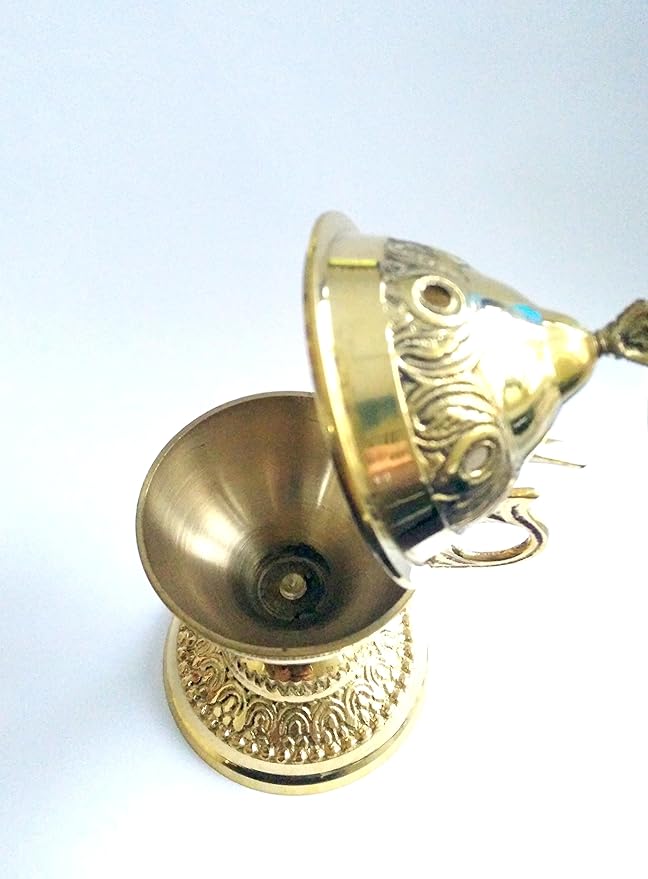 Christian Byzantine Orthodox Greek Censer Incense Burner Liturgy (4886b)