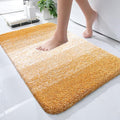 OLANLY Small Bathroom Rugs Mat 24x16, Extra Soft Absorbent Microfiber Bath Rugs, Rubber Backing, Quick Dry, Washable Bath Mats for Bathroom, Tub and Shower, Home Decor Accessories, Golden Yellow