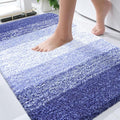 OLANLY Bathroom Rugs Mat 30x20, Extra Soft Absorbent Microfiber Bath Rugs, Rubber Backing, Quick Dry, Machine Washable Bath Mats for Bathroom Floor, Tub and Shower, Home Decor Accessories, Blue-Violet