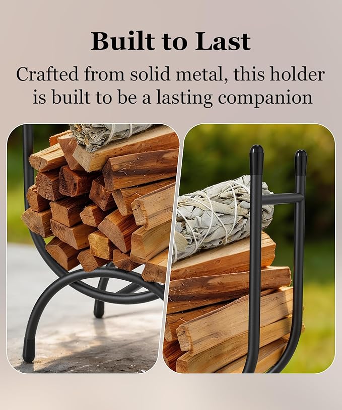 Palo Santo Sticks Holder, Heavy Duty Metal Sacred Wood Rack, Desktop Storage Rack for Palo Santo Sticks, Sage, Smudge Sticks, Herbs, Incense, Home Decor, Meditation Room