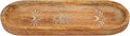 Handcrafted Wooden Incense Holder Inlay with Boat Shape Design Agarbatti Dhoop Stand Spiritual Mandala Lotus Design Home Décor Indian Traditional Meditation Pooja Use(brown )(Size :-11"X 4")