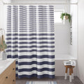 Madison Park Shower Curtain Spa Waffle Weave Wide Shower Curtain for Bathroom 3M Scotchgard Moisture Management, Spa Quality Modern Shower Curtains for Bathroom, Extra Width: 108"x72" Blue Ombre