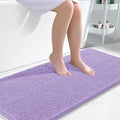 OLANLY Large Bathroom Rugs 50x30, Extra Soft Absorbent Chenille Bath Rugs, Rubber Backing Quick Dry, Machine Washable Bath Mats for Bathroom Floor, Tub and Shower, Home Decor Accessories, Lavender