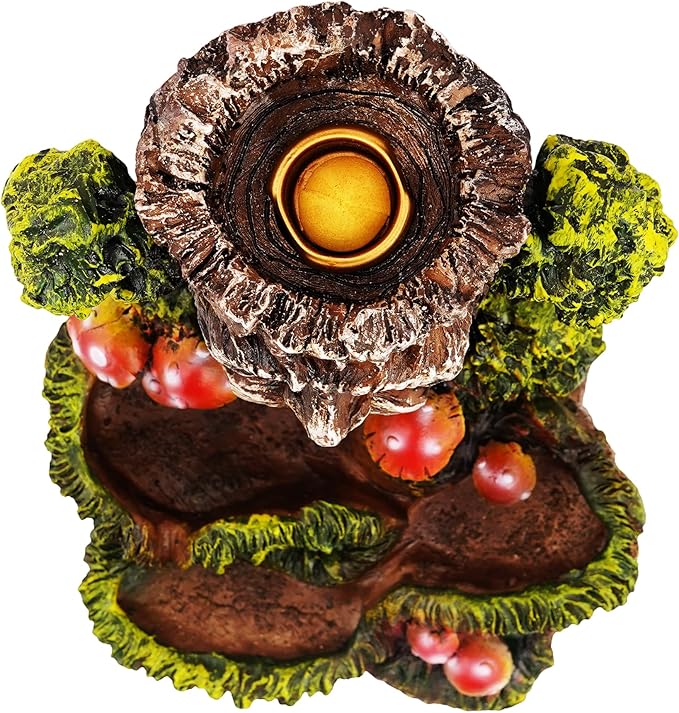 Fantasy Gifts Tree Man Backflow Burner Ornament – Multicolor 6 x 5 Inch Waterfall Décor Accent | Nature-Inspired Tree Man Tabletop Decoration for Home & Meditation Spaces