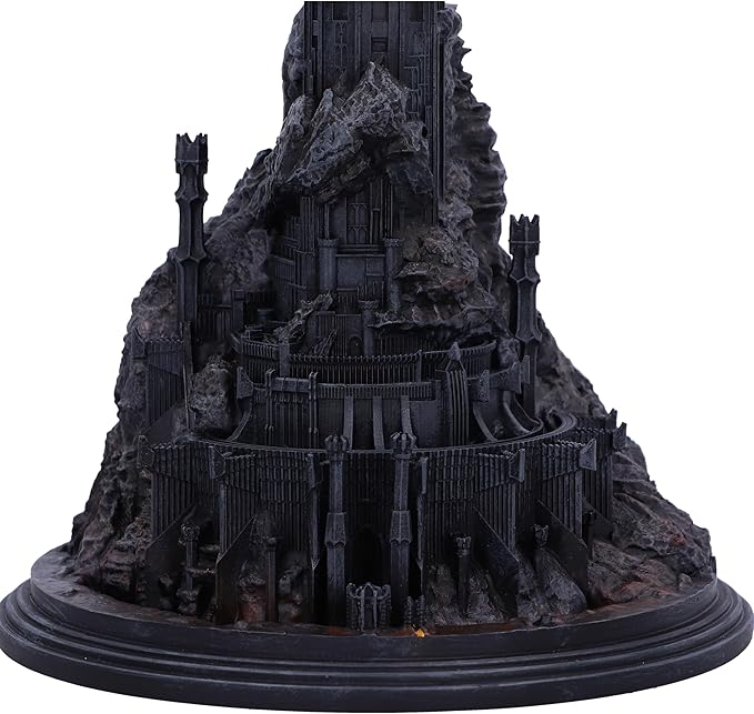 Nemesis Now Lord of The Rings Barad Dur Backflow Incense Burner 26.5cm, Resin, Black, Officially Licensed Lord of The Rings Sauron™ Merchandise, Cast in The Finest Resin, Expertly Hand-Painted