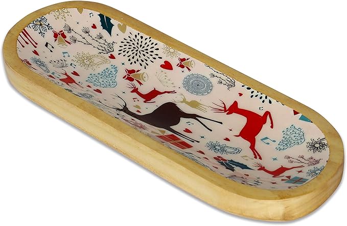Yajna Traditional-Handmade Incense-Stick-and-Cones-Holder Incense-Burner-ash-Catcher-Stand Wooden-Tray-Holder (Celebration)