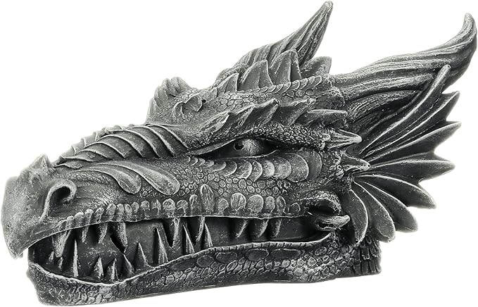 Design Toscano Stryker the Smoking Dragon Sculptural Incense Box