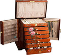 Hand-Painted Wooden Jewelry Box,jewelry boxes for women，jewlrey box&organizers with necklace hanger,jewerly organizer,10-layer large capacity jewelry storage box for jewelry