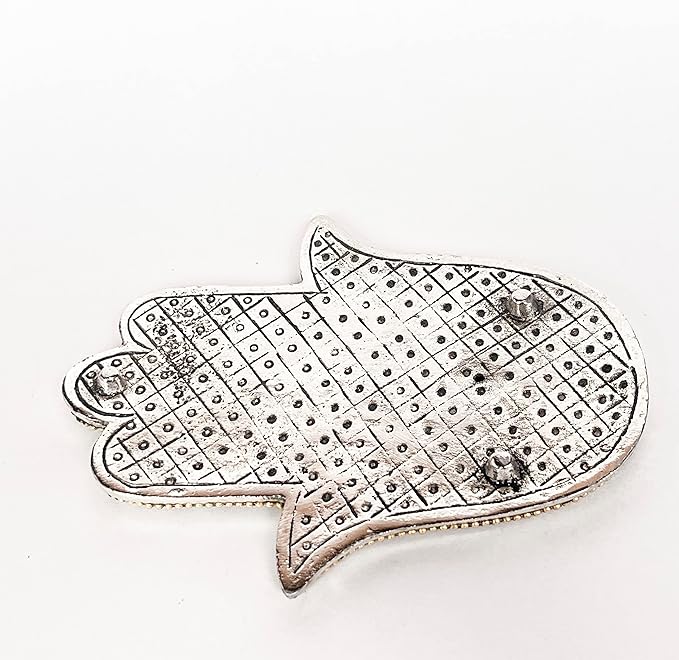 Turquoise - Hamsa Hand Incense Holder - Mosaic Stones