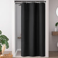 Madison Park Shower Curtain Waffle Weave, Vibrant Dyed, Waffle Shower Curtain 3M Scotchgard Moisture Management, Farmhouse Stall Shower Curtains for Bathroom, Stall: 36x72'' Black