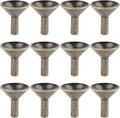 Framendino, 12 Pack Metal Backflow Cone Incense Burner Incent Stand Holder