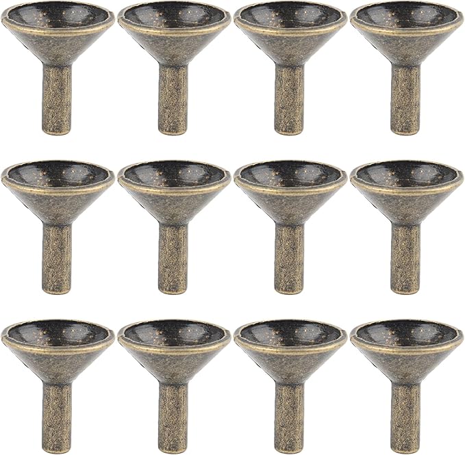 Framendino, 12 Pack Metal Backflow Cone Incense Burner Incent Stand Holder