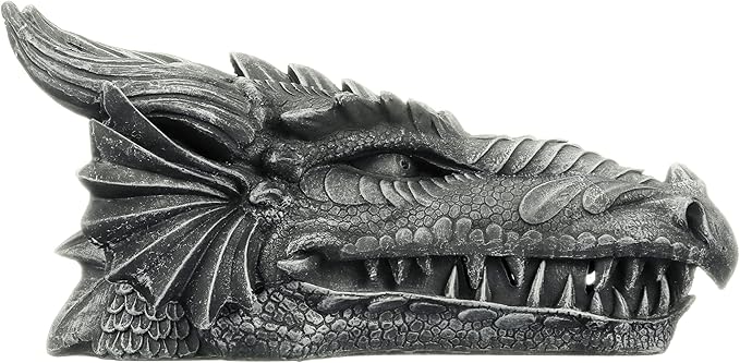 Design Toscano Stryker the Smoking Dragon Sculptural Incense Box