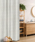 Ambesonne Damask Stall Shower Curtain, Abstract Floral Pattern Wedding Inspired Soft Colored Design Complex Motifs, Fabric Bathroom Decor Set with Hooks, 36" W x 72" L, Cream Beige