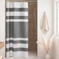 Madison Park Shower Curtain Spa Waffle Weave Stall Shower Curtain for Bathroom 3M Scotchgard Moisture Management, Spa Quality Modern Shower Curtains for Bathroom, Stall: 36x72'' Charcoal