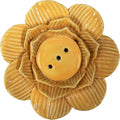 Aakriti Premium Wooden Handmade Incense Holder Incense Burner Aromatherapy Ornament Home Decor Meditation Yoga Incense Holder Unique Design (Yellow Lotus)