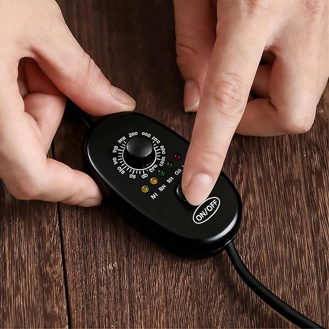 Electric Resin Burner with Timer, Ceramic Electric Incense Burner, Burner Censer 110V for Home Porch, Patio, Garden, Office, Yoga, Living Room, Meditation Room (Colorful)