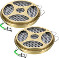 2 Pcs Portable Mosquito Coil Holder – Mosquito Coil & Incense Burner Metal Sandalwood Incense Burner for Camping Fishing Hiking Travel Patio Garden Outdoor Indoor for Repelling Mosquitos