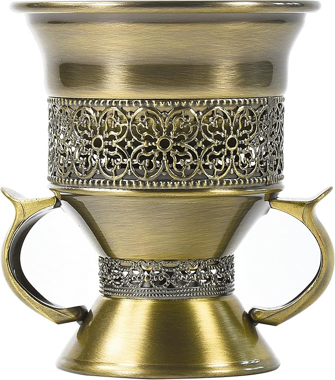 Frankincense Resin Incense Burner, Incense Censer, Bakhoor Burner, Charcoal Incense Burner, Incense Burner with Handle Tongs for Yoga, Spa Aromatherapy