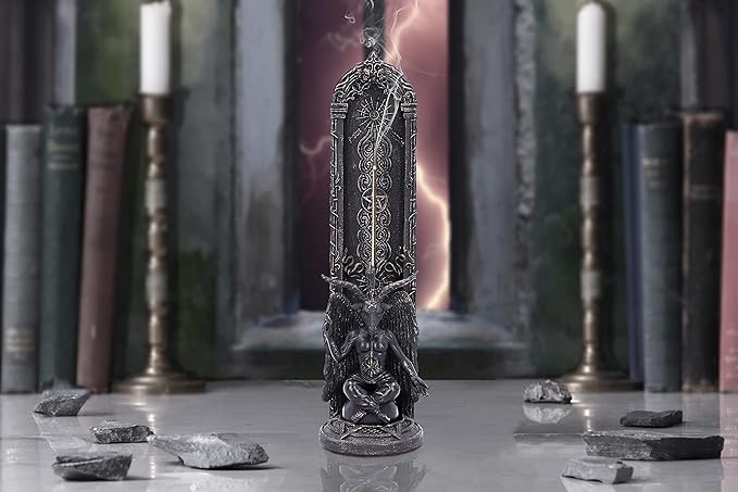 Nemesis Now Baphomet's Essence Incense Burner, Black, 23.9cm