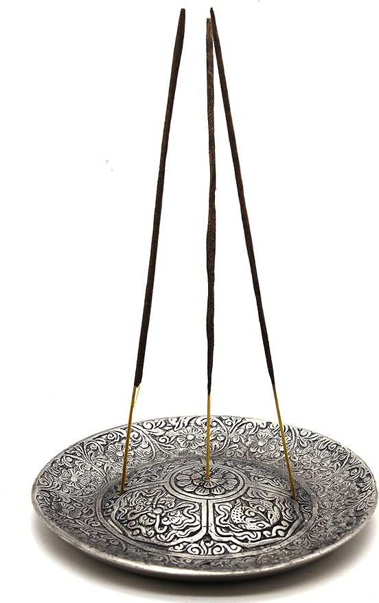 Govinda - Large Tibetan Incense Burner - 6 Inches Diameter