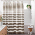 Madison Park Shower Curtain Spa Waffle Weave Wide Shower Curtain for Bathroom 3M Scotchgard Moisture Management, Spa Quality Modern Shower Curtains for Bathroom, Extra Wide 108"x72" Taupe Ombre