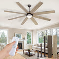 Fanbulous 72 Inch Ceiling Fans with Lights, Large Farmhouse Ceiling Fans with Remote, Oil Bronze Ceiling Fan Fixtures with Bright LED Light for Living Room, Bedroom, Kitchen