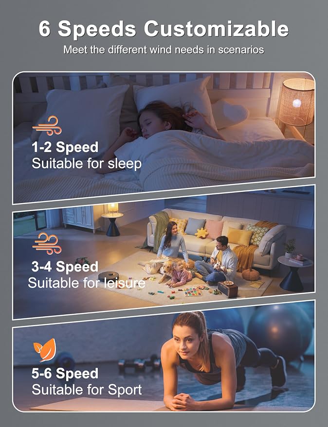 Ohniyou 52 Inch Ceiling Fan No Light, Low Profile Ceiling Fan with Remote and App Control, Flush Mount Ceiling Fan without Light for Bedroom Living Room Covered Patios, Quiet DC Motor, Silver