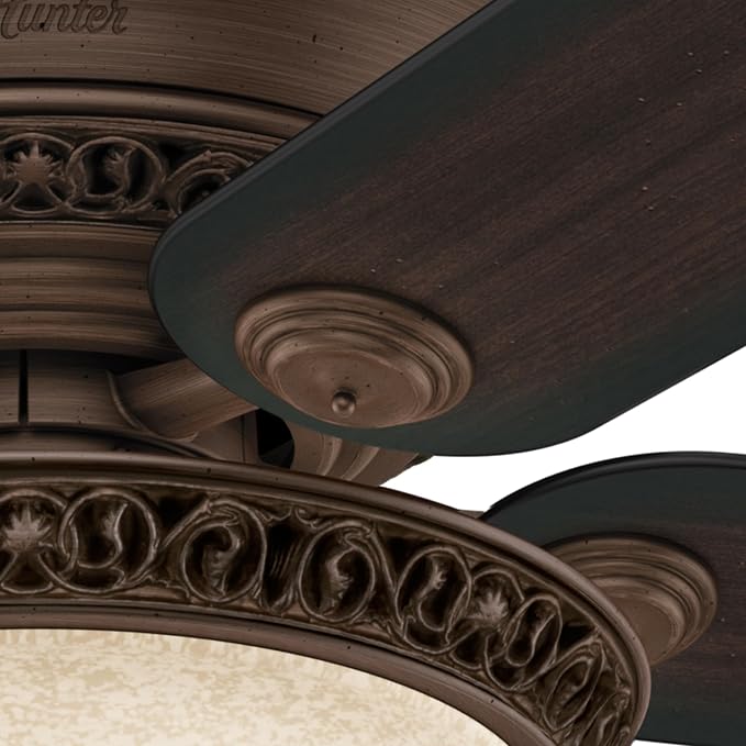 Hunter Italian Countryside, Indoor, Ceiling Fan, 52 inch, P.A. Cocoa