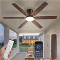 Fanbulous Ceiling Fans with Lights, 60 Inch 6-Blade, Smart APP & Remote Control, Dimmable 5CCT LED with Smart Memory, DC Motor Quiet for Bedroom Living Room, Damp Rated for Outdoor Covered Patio