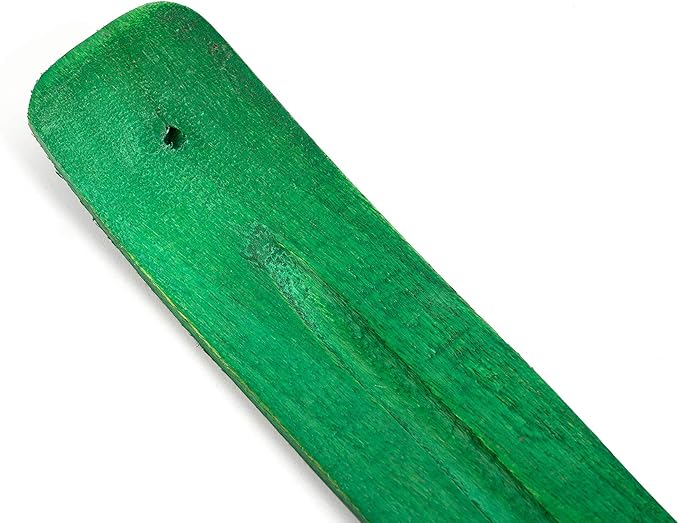Incense Garden Wooden Incense Holder for Sticks Hand Painted 10 inches Long Assorted Colors