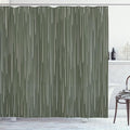 Ambesonne Abstract Shower Curtain, Abstract Rain Water Droplets Falling Out of The Sky Winter Inspired Art, Cloth Fabric Bathroom Decor Set with Hooks, 69" W x 70" L, Army Green