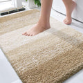 OLANLY Bathroom Rugs Mat 36x24, Extra Soft Absorbent Microfiber Bath Rugs, Rubber Backing, Quick Dry, Machine Washable Bath Mats for Bathroom Floor, Tub and Shower, Home Decor Accessories, Tan