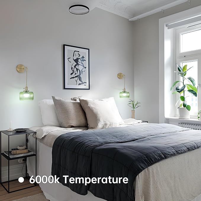 Shenmoyl Battery Operated Wall Sconce with Green Striped Shade Pattern Glass Adjustable Chain Retro Gold Wall Mounted Light, Modern Wall Lamp Fixtures Decor for Bedside Bedroom Indoor Doorway