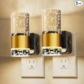 L LOHAS LED Night Light, Dimmable Night Lights Plug into Wall | 2 Pack Acrylic Nightlight, 0-100 LM Adjustable Brightness, 3000K Plug in Night Light, Dusk to Dawn Sensor, Bathroom Hallway