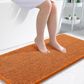 OLANLY Bathroom Runner Rugs 47x24, Extra Soft Absorbent Chenille Bath Rugs, Rubber Backing Quick Dry, Machine Washable Long Bath Mats for Bathroom Floor, Tub and Shower, Home Decor Accessories, Clay