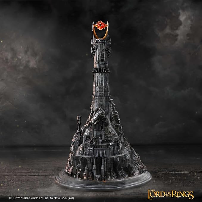 Nemesis Now Lord of The Rings Barad Dur Backflow Incense Burner 26.5cm, Resin, Black, Officially Licensed Lord of The Rings Sauron™ Merchandise, Cast in The Finest Resin, Expertly Hand-Painted