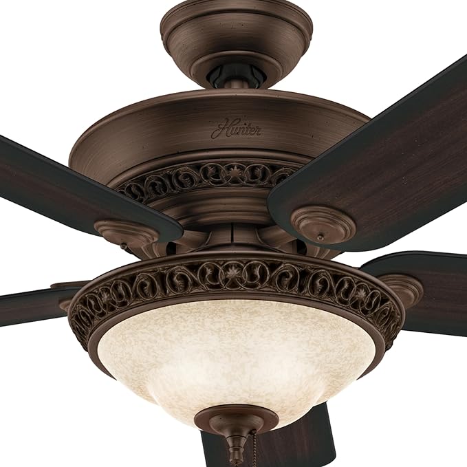 Hunter Italian Countryside, Indoor, Ceiling Fan, 52 inch, P.A. Cocoa