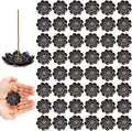 60 Pcs Lotus Incense Holder for Stick Bulk 2.28 inches Incense Burner Ash Catcher Cone Holder Indian Return Gifts for Diwali Pooja Home Fragrance Yoga SPA Sauna Bedroom