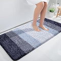 OLANLY Large Bathroom Rugs Mat 45x27, Extra Soft Absorbent Microfiber Bath Rugs, Rubber Backing, Quick Dry, Washable Bath Mats for Bathroom Floor, Tub and Shower, Home Decor Accessories, Navy Blue