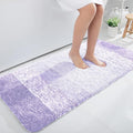 OLANLY Large Bathroom Rugs Mat 45x27, Extra Soft Absorbent Microfiber Bath Rug, Rubber Backing, Quick Dry, Washable Bath Mats for Bathroom Floor, Tub and Shower, Home Decor Accessories, Light Purple