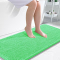 OLANLY Large Bathroom Rugs 45x27, Extra Soft Absorbent Chenille Bath Rugs, Rubber Backing Quick Dry, Machine Washable Bath Mats for Bathroom Floor, Tub and Shower, Home Decor Accessories, Mint Green